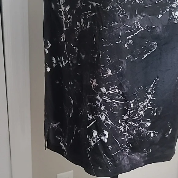 All Saints Lucie Silk Floral Top Shirt Size 2 - Picture 7 of 11